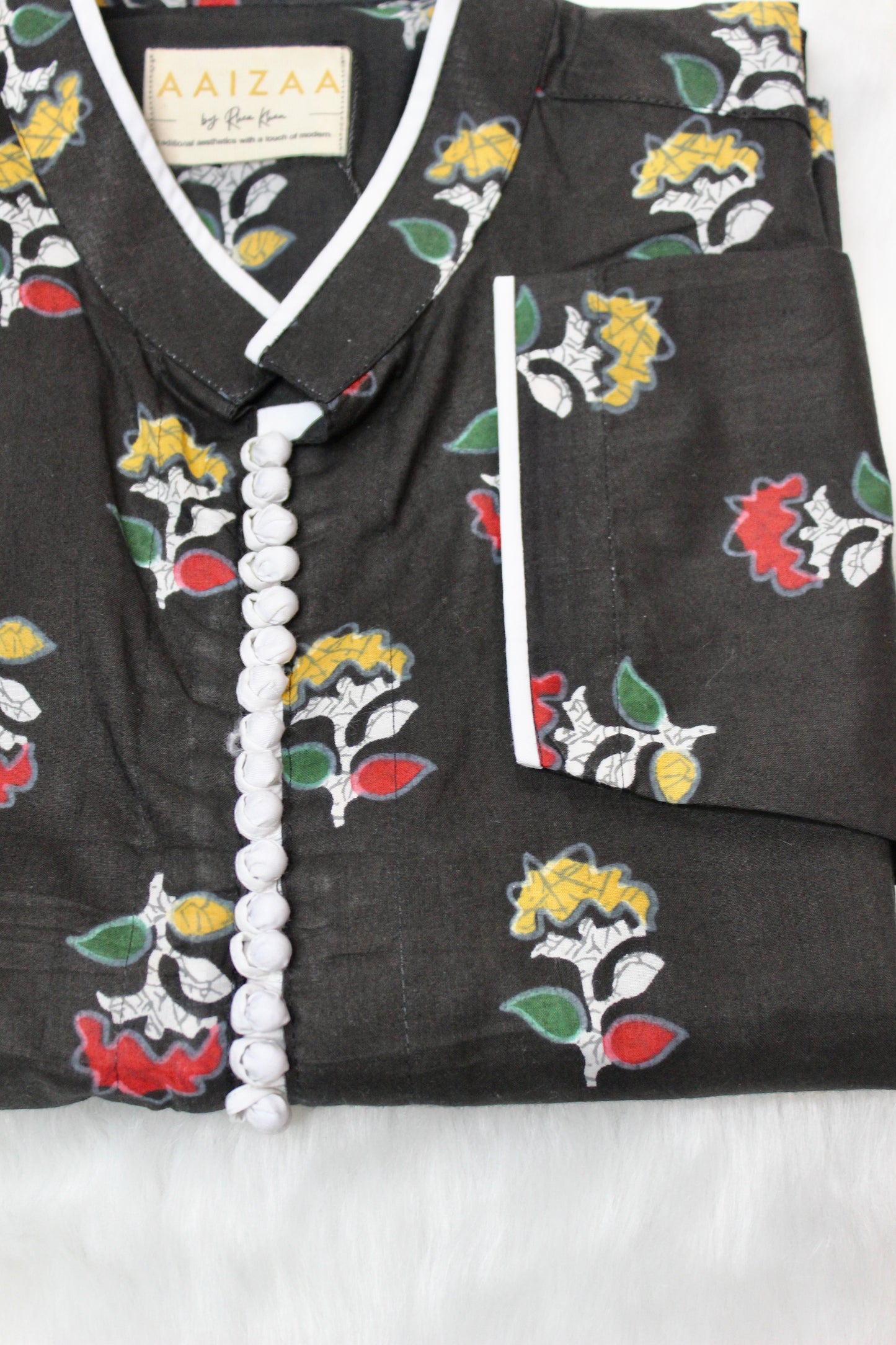 Floral Printed Men's Kurta