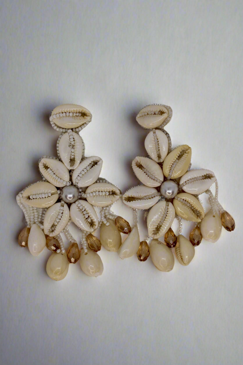 Fabric Shells Earrings