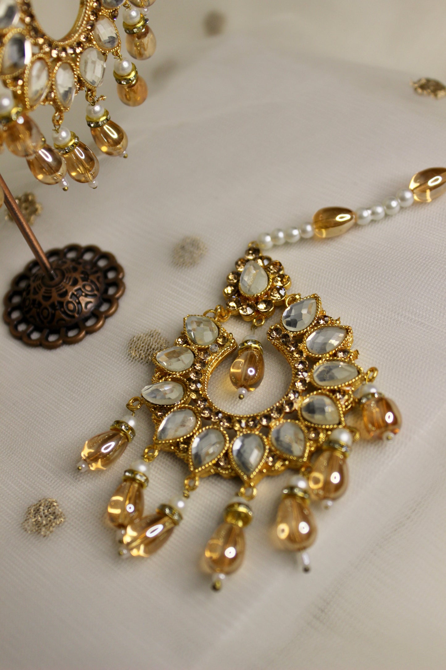 Zoe Earrings & Tikka Set