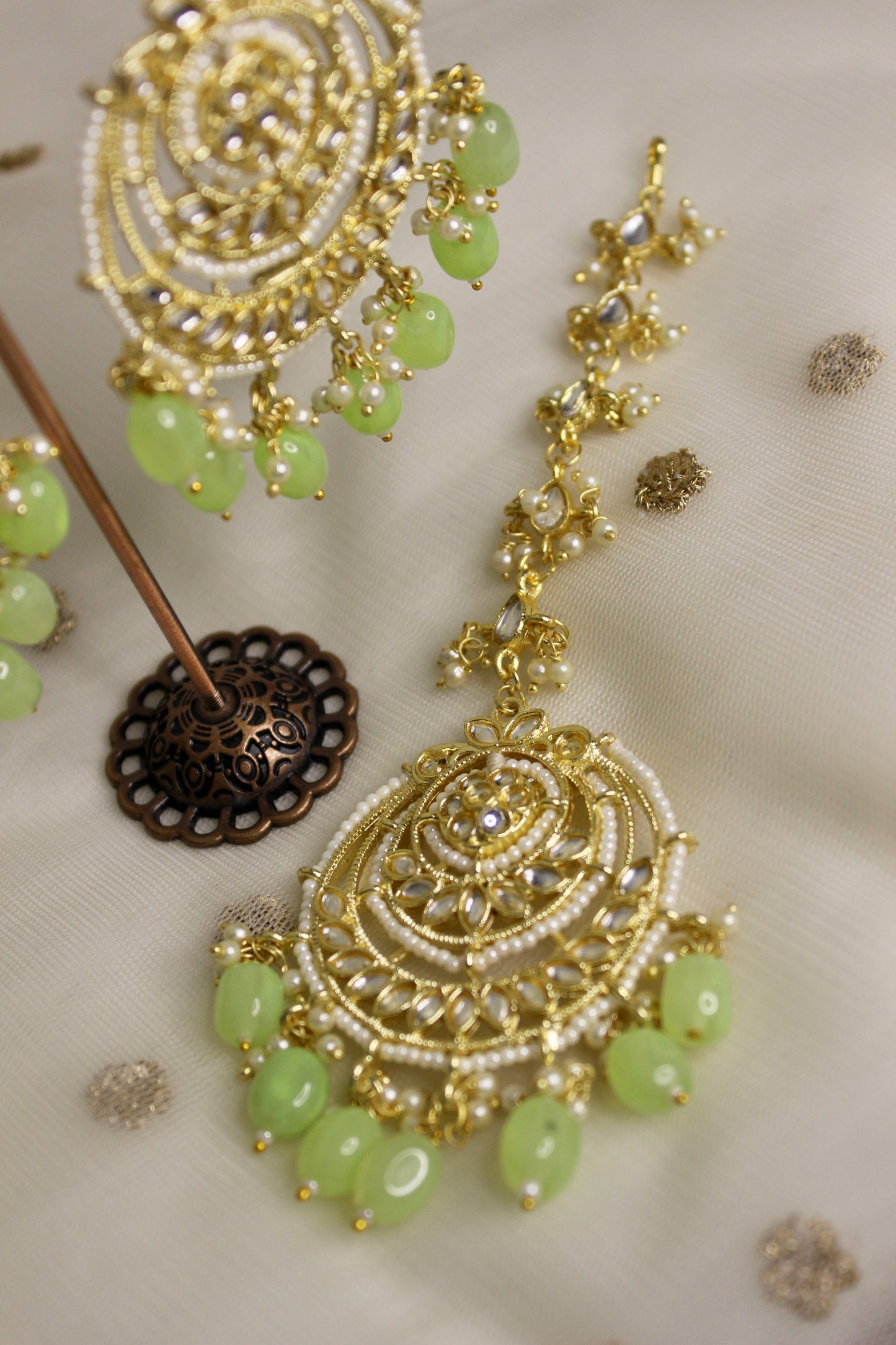 Totes Earrings & Tikka Set