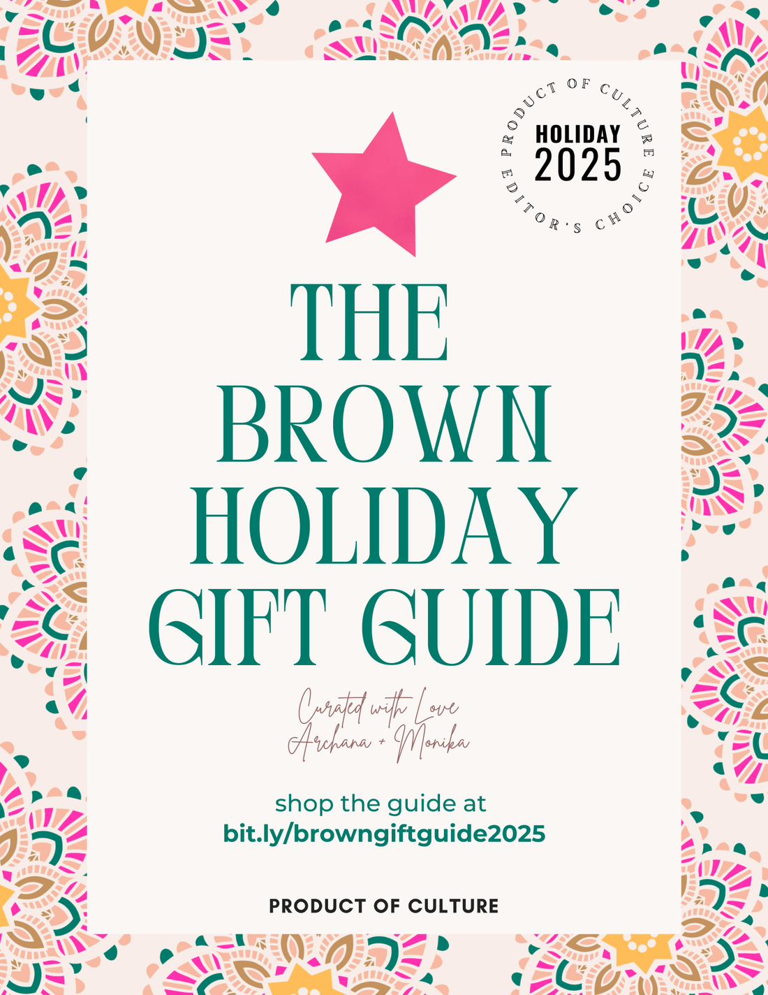 Featured in Product of Culture: The Brown Holiday Gift Guide 2025
