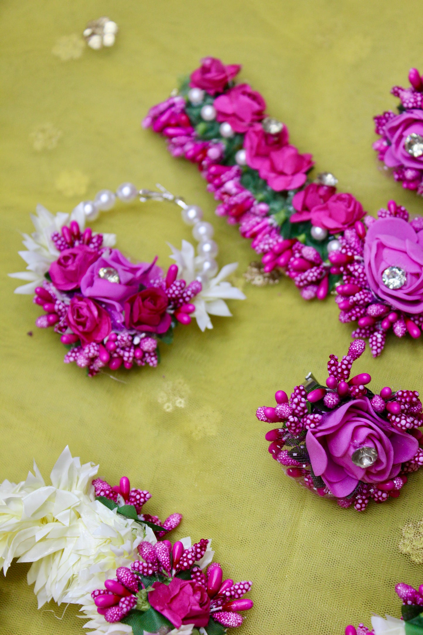 Guldasta Haldi Floral Jewelry
