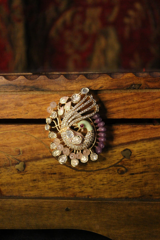Peacock Finger Ring