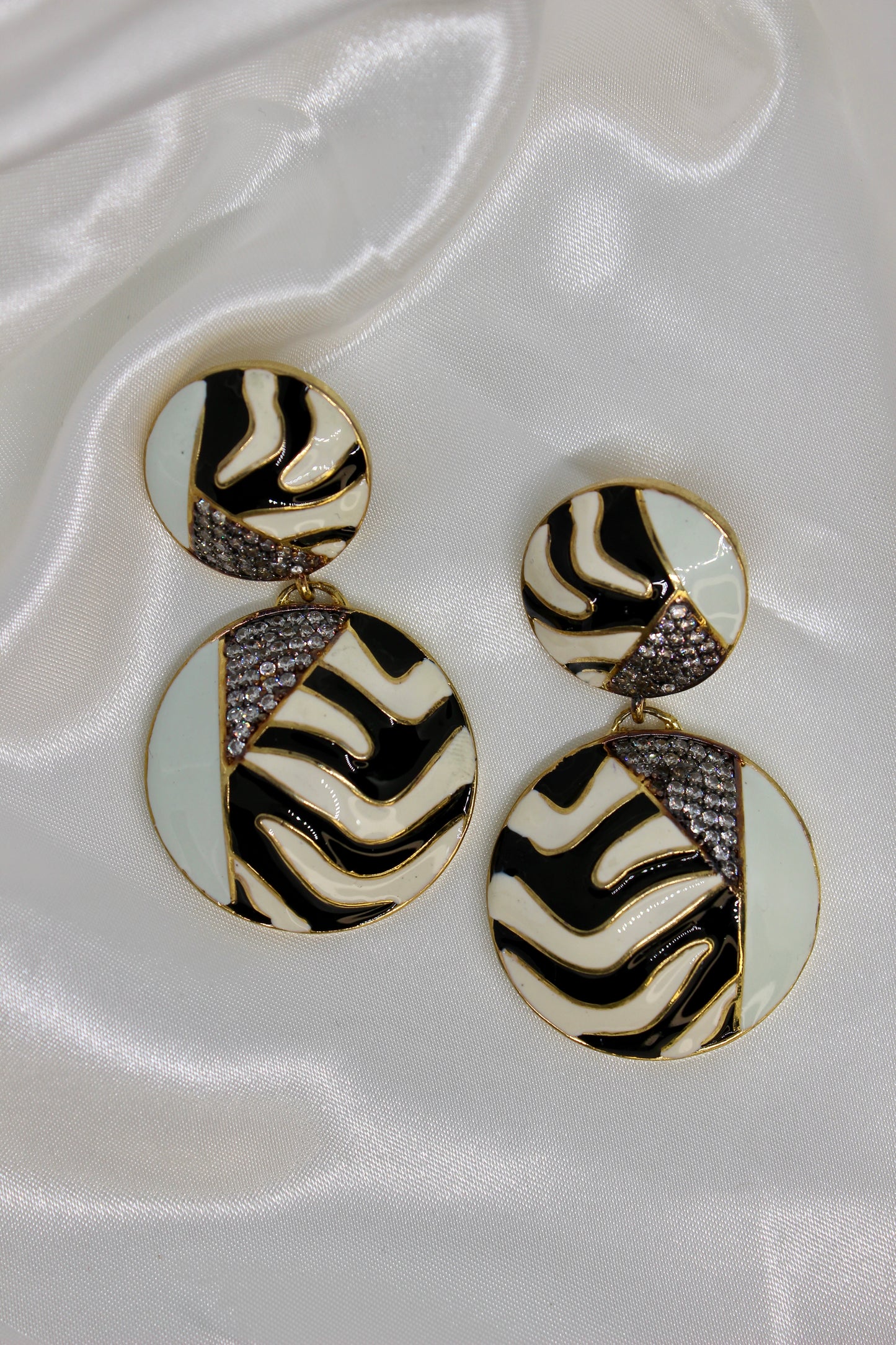 Zebra Earrings