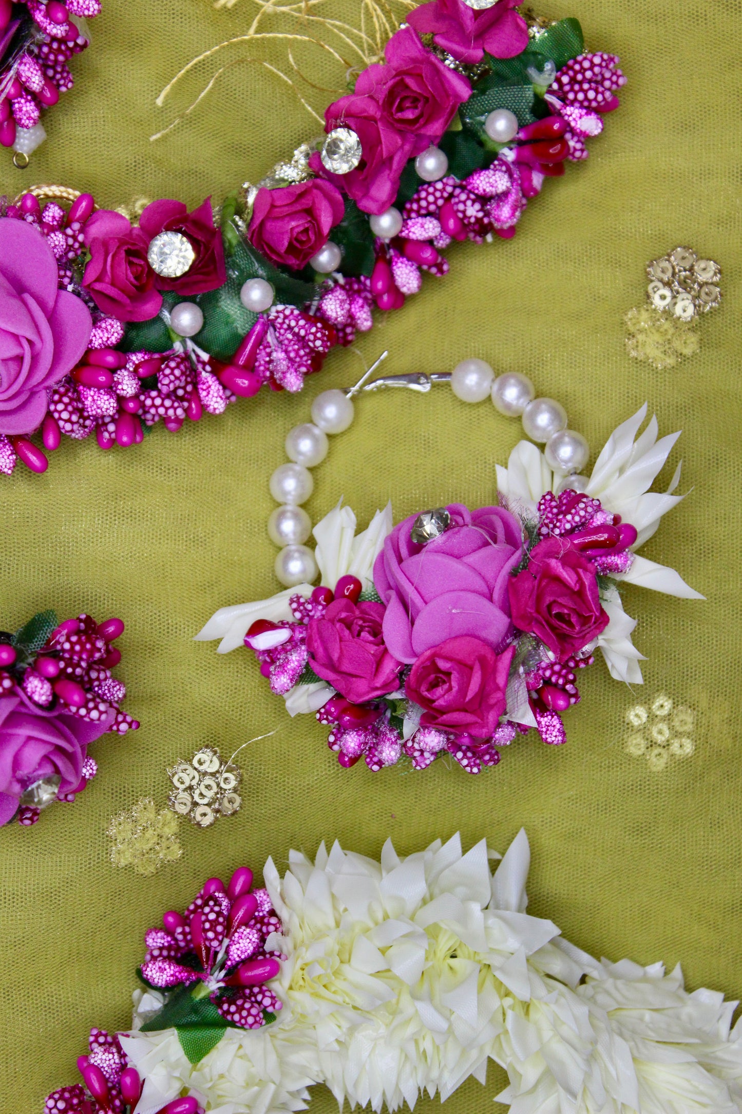 Guldasta Haldi Floral Jewelry