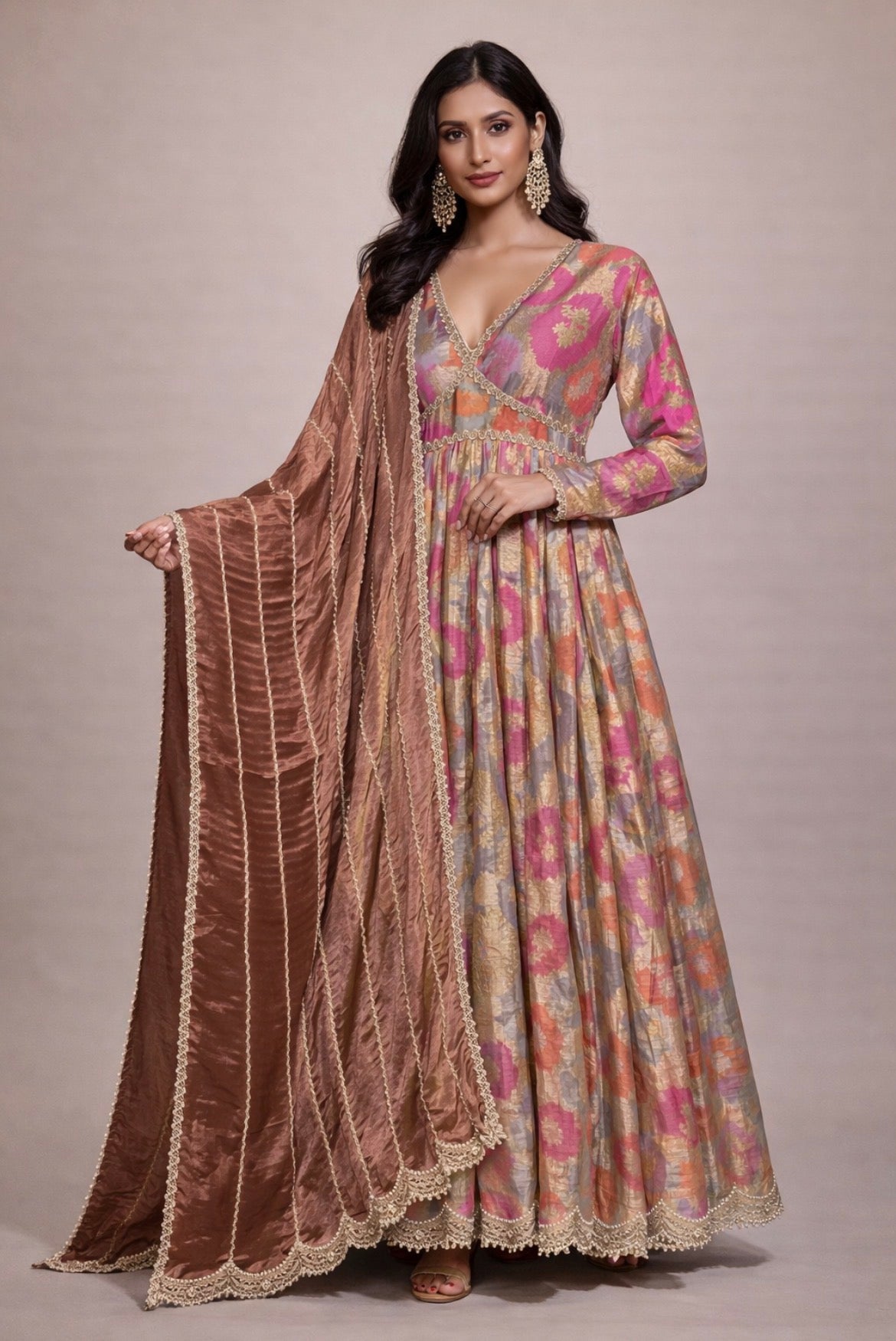 Festive Benarsi Gown