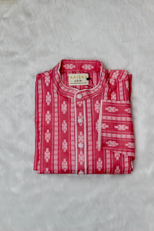 Gajari Jamdaani Men's Kurta