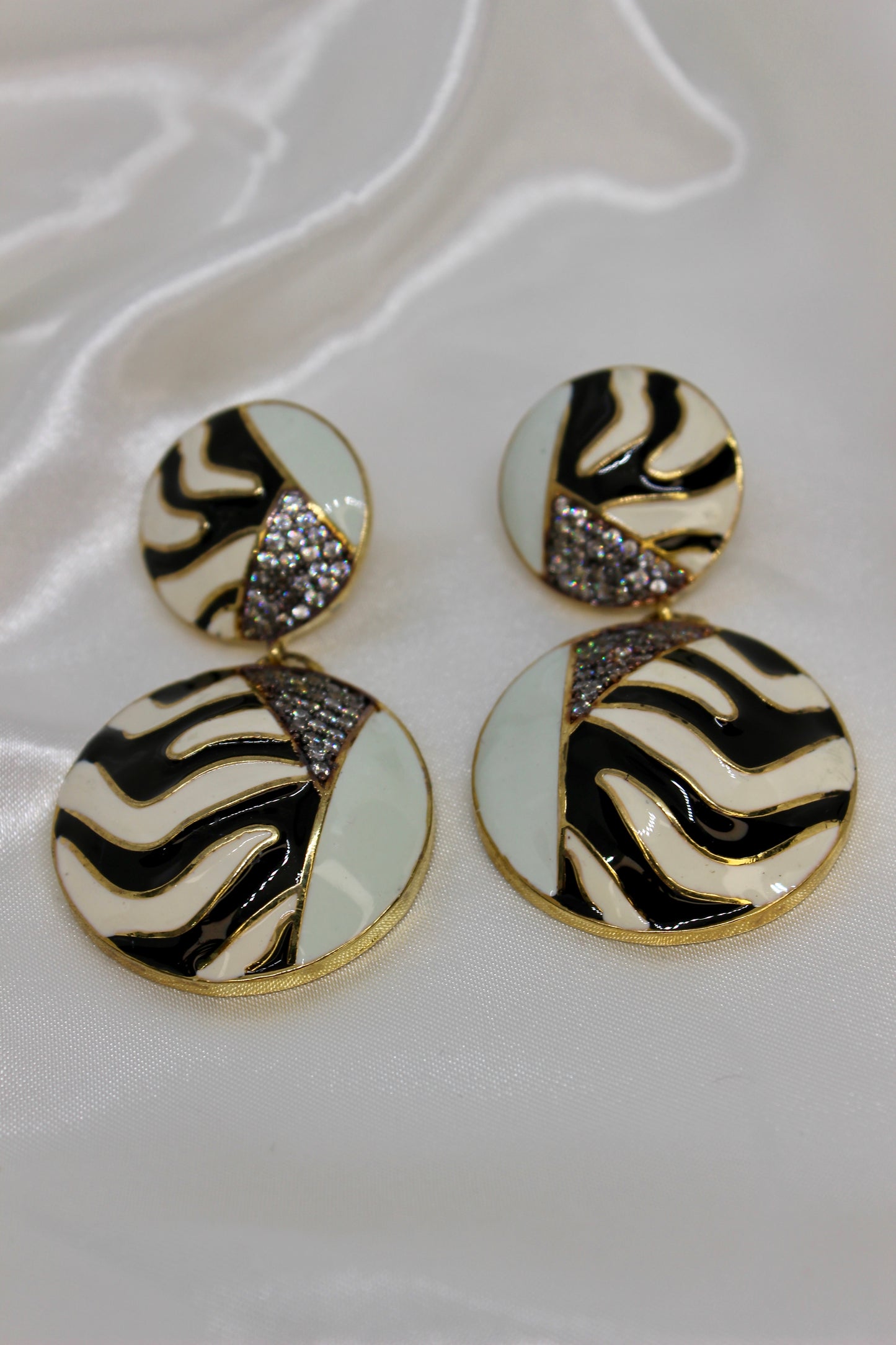 Zebra Earrings