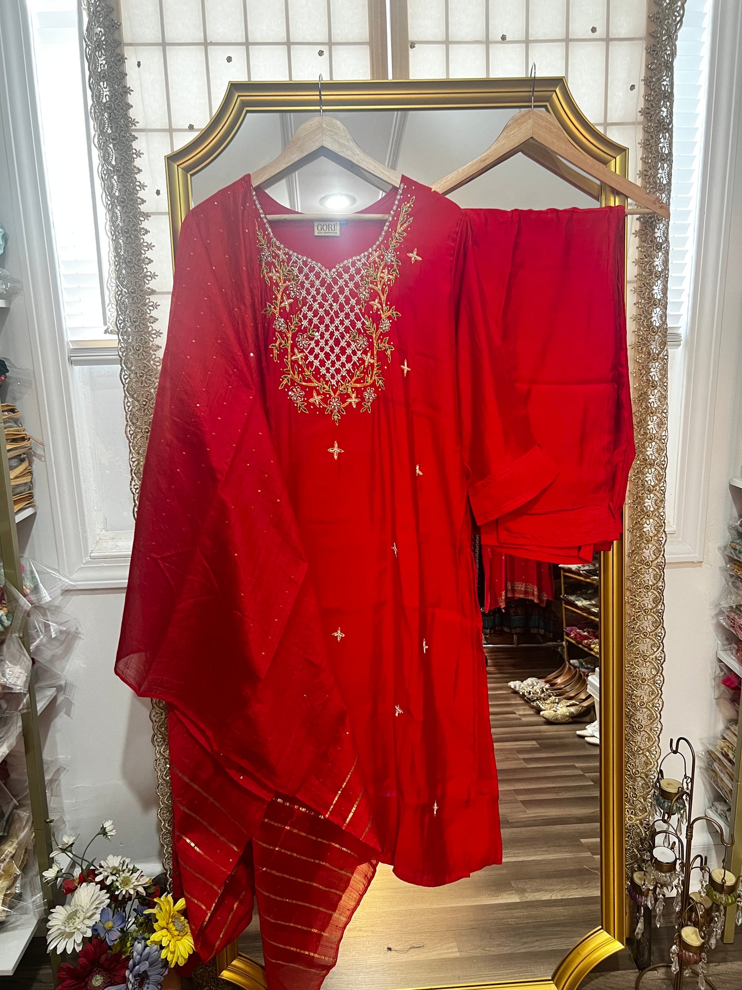 Red Salwar Kameez