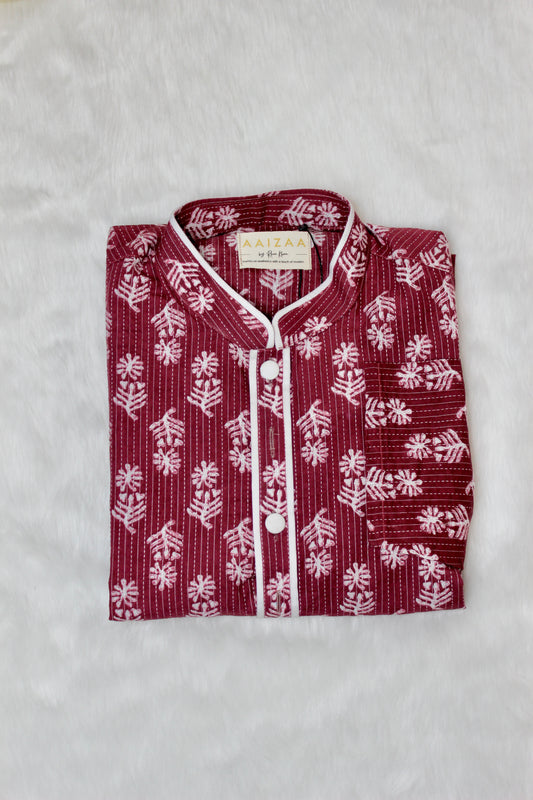 Mayan Motif Men’s Kurta