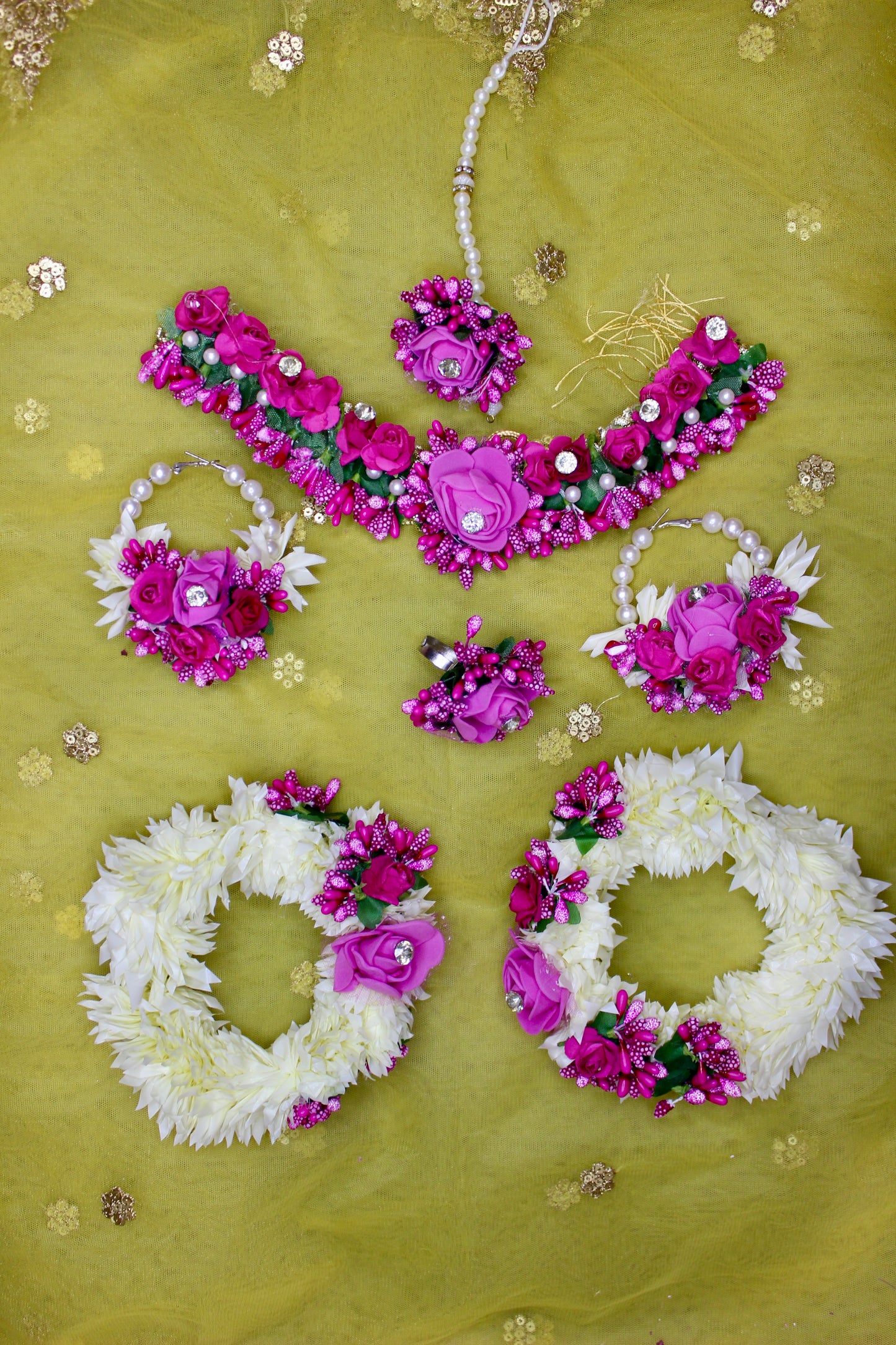Guldasta Haldi Floral Jewelry