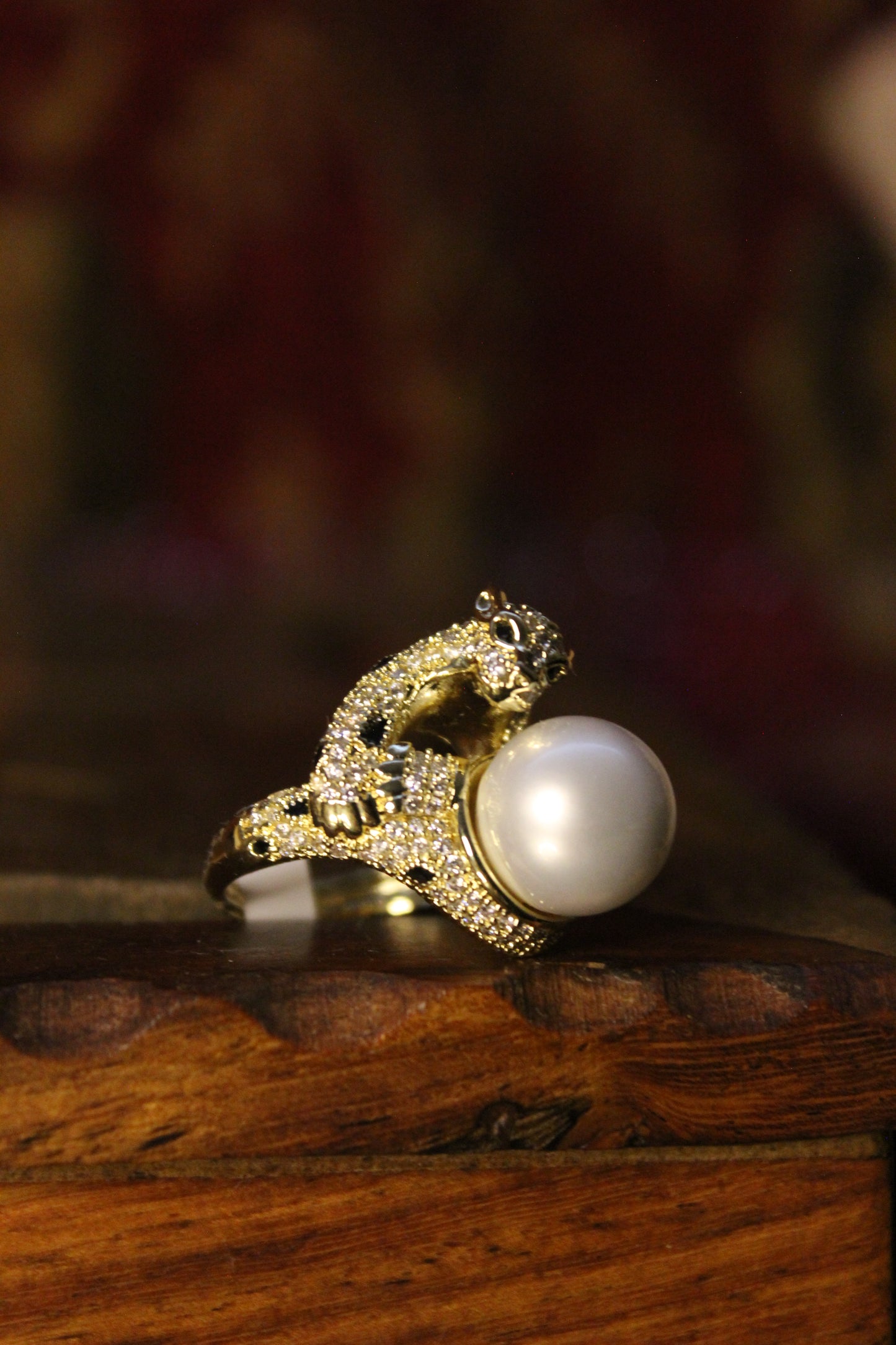 Jaguar Finger Ring