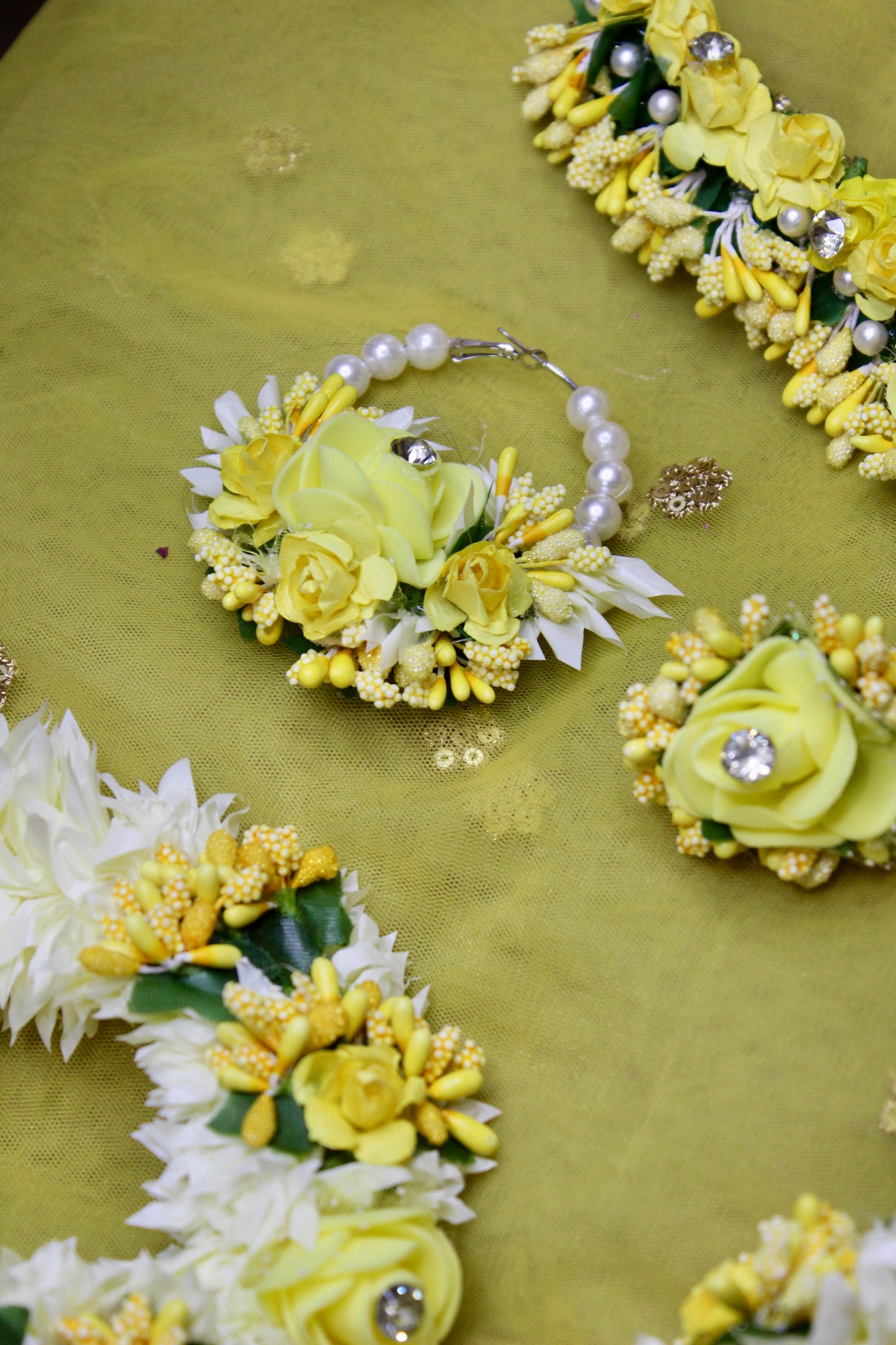 Guldasta Haldi Floral Jewelry