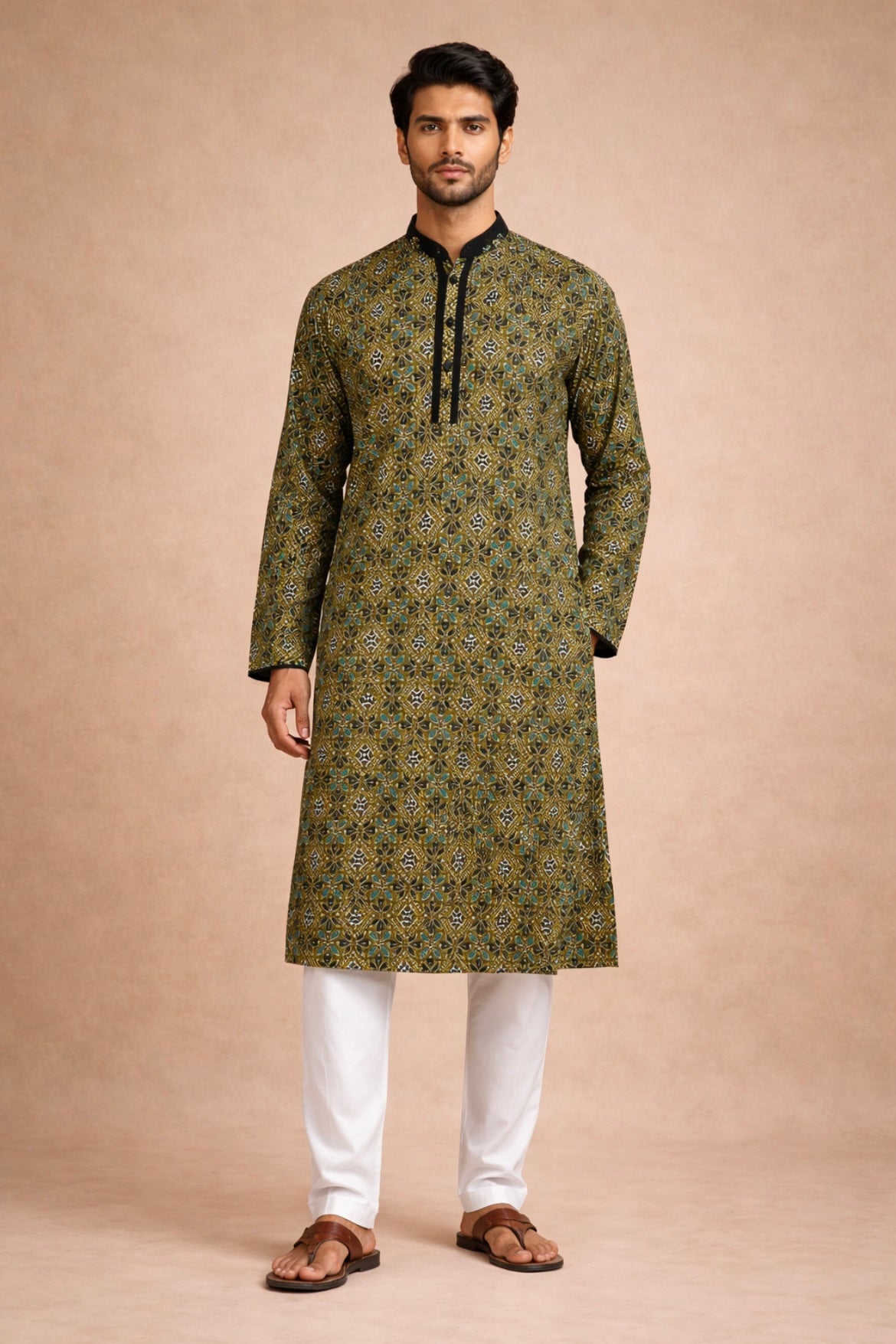 Kalamkari Men's Kurta