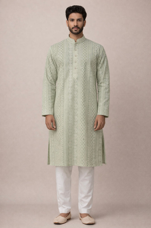 Peace Lucknowi Men's Kurta