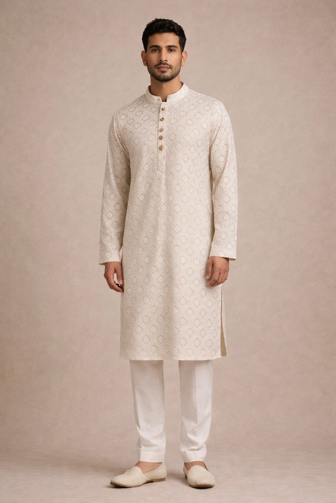 Festive Lucknowi Men’s Kurta