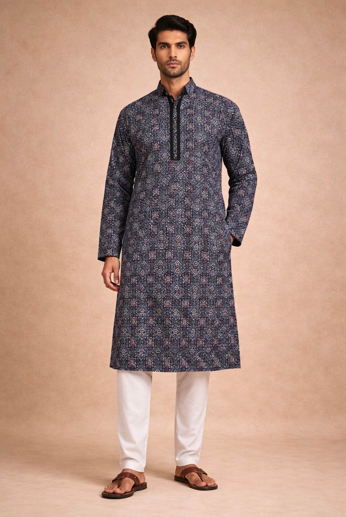 Kalamkari Men's Kurta