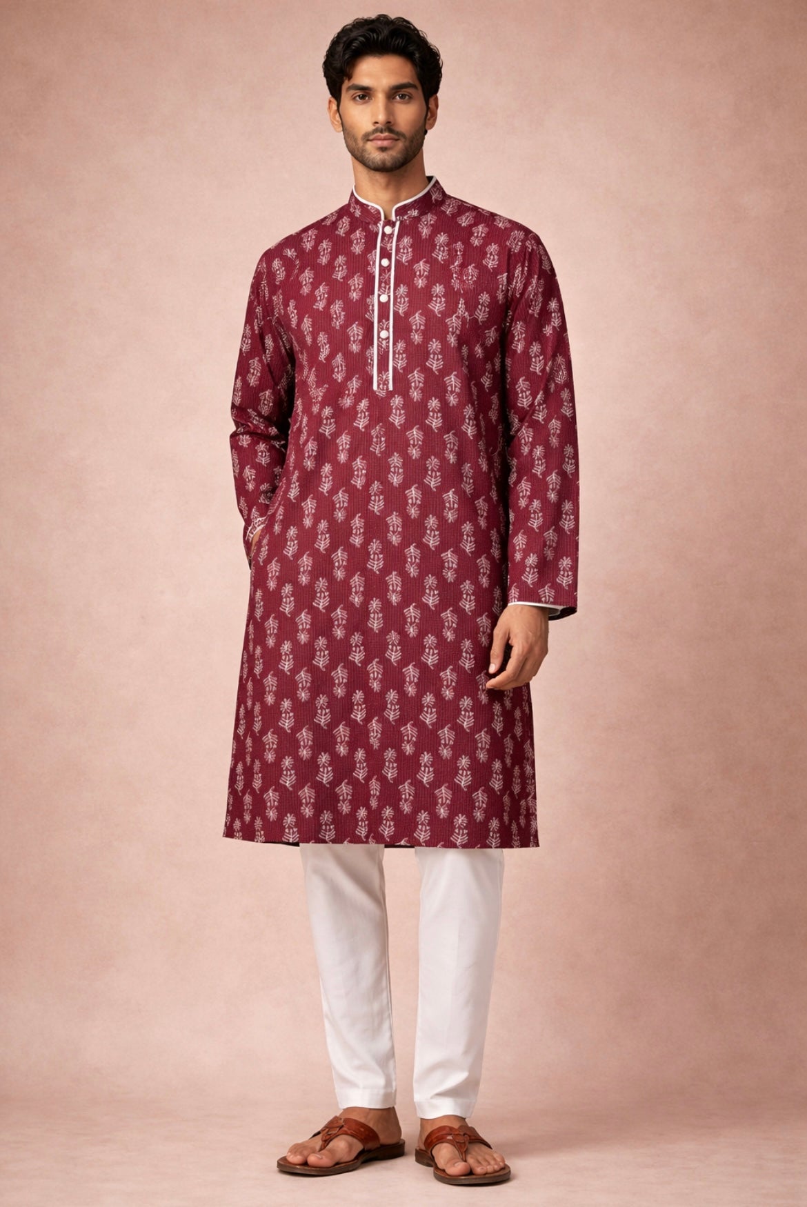 Mayan Motif Men’s Kurta