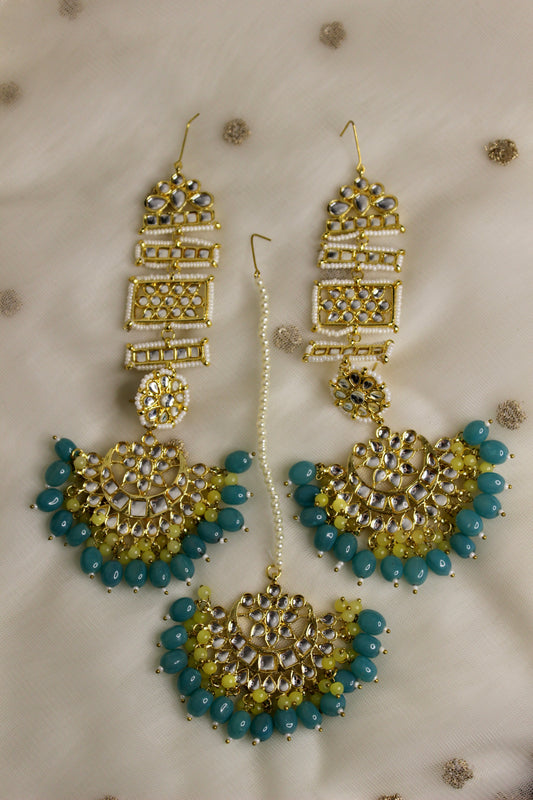 Ariel Earrings & Tikka Set