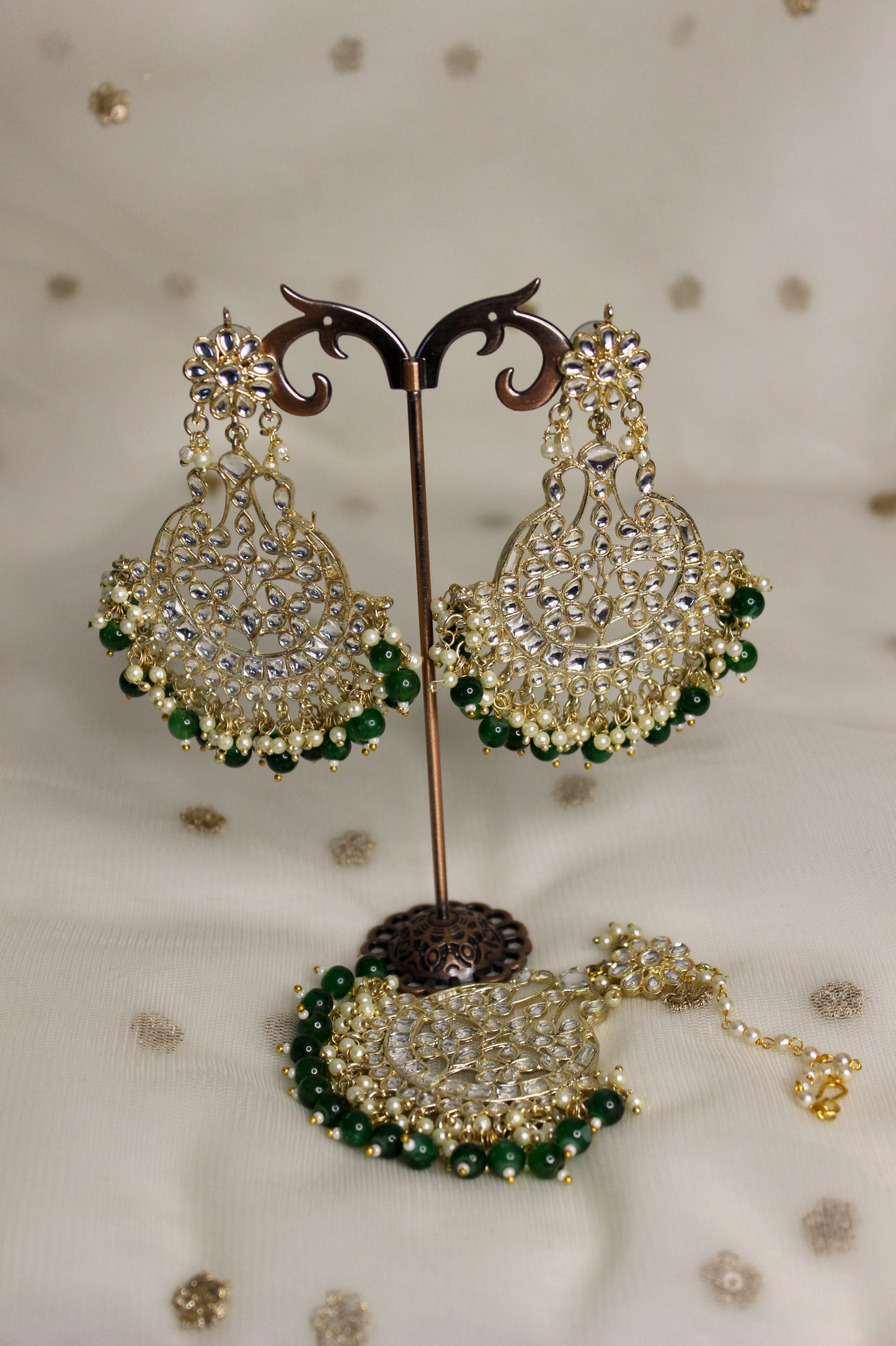 Lita Earrings & Tikka Set